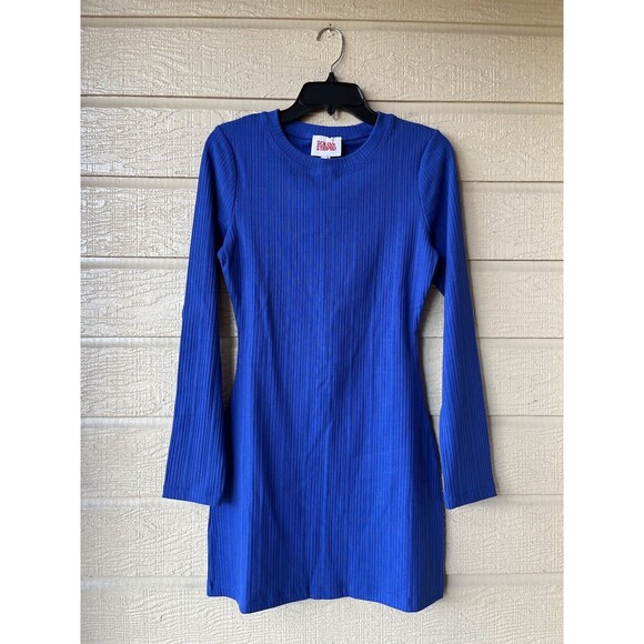 SOLID & STRIPED womens The Kalani Short Mini Dress size XL Sapphire Cutout $198 - Picture 4 of 8